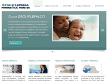 Tablet Screenshot of lefalco.com